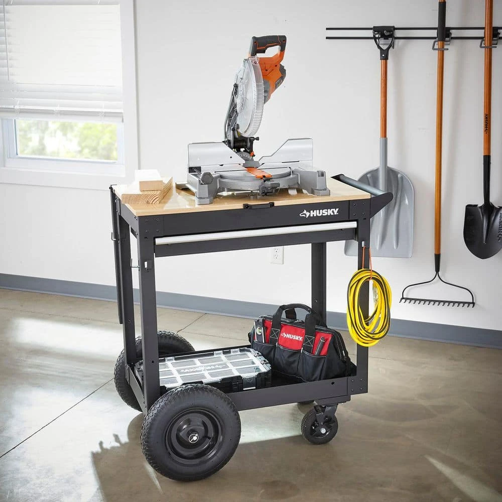 Husky Wooden Top For 36 In. All-Terrain Cart 6 Husky Wooden Top For 36 In. All-Terrain Cart - Image 6