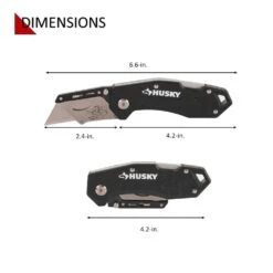 Husky Folding Lock-Back Utility Knife -Husky Shop husky utility knives 00057 fa 1000