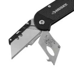 Husky COMPACT FOLDING Utility Knife -Husky Shop husky utility knives 90991 66 1000
