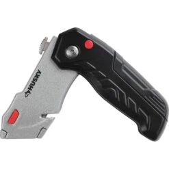 Husky Retractable Folding Utility Knife -Husky Shop husky utility knives 99734 4f 1000