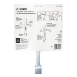 Husky 4-in-1 Combination Water Meter Valve Tool, 10.4 In. Length -Husky Shop husky water meter keys 410 409 0111 4f 1000