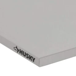 Husky 48 In. W X 18 In. D Stainless Steel Work Surface For Garage Storage System -Husky Shop husky workbench tops g4800ss us a0 1000