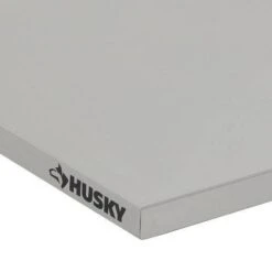 Husky 84 In. W X 23 In. D Stainless Steel Work Surface For Heavy Duty Welded Steel Garage Storage System -Husky Shop husky workbench tops htc1000006 1d 1000