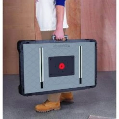 Husky 35 In. W X 22 In. D Portable Jobsite Workbench With Heavy Duty Metal Legs -Husky Shop husky workbenches 224317 c3 1000