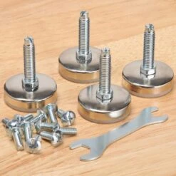 Husky 46 In. W X 24 In. D 2-Drawer Adjustable Height White Worktable With Solid Wood Top -Husky Shop husky workbenches holt4602bj2 d4 1000