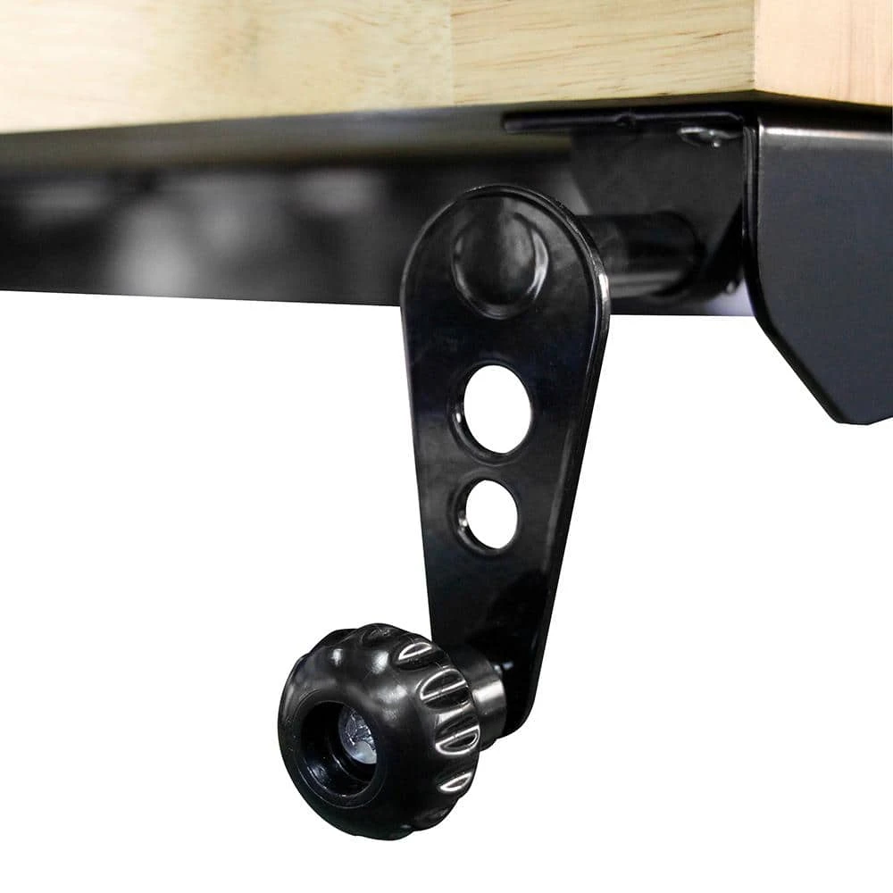 Husky 46 In. Wide X 18 In. Deep Adjustable Height Work Table With Wood Top, Gloss Black 8 Husky 46 In. Wide X 18 In. Deep Adjustable Height Work Table With Wood Top, Gloss Black - Image 8