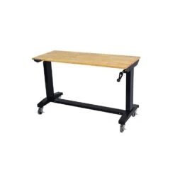 Husky 46 In. Wide X 18 In. Deep Adjustable Height Work Table With Wood Top, Gloss Black 21 Husky 46 In. Wide X 18 In. Deep Adjustable Height Work Table With Wood Top, Gloss Black -Husky Shop husky workbenches holt46xdb13 d4 1000