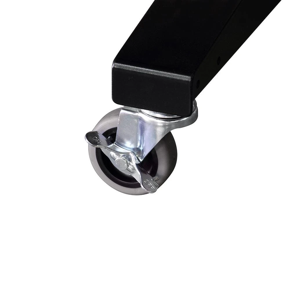 Husky 46 In. Wide X 18 In. Deep Adjustable Height Work Table With Wood Top, Gloss Black 9 Husky 46 In. Wide X 18 In. Deep Adjustable Height Work Table With Wood Top, Gloss Black - Image 9