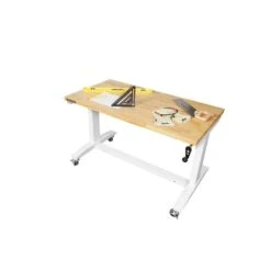 Husky 46 In. Adjustable Height Work Table In White -Husky Shop husky workbenches holt46xdbj2 a0 1000