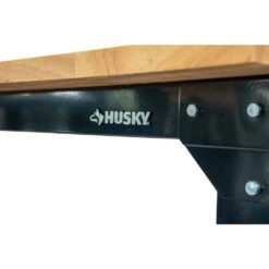 Husky 46 In. W X 24 In. Deep Adjustable Height Work Table With Solid Wood Top, Gloss Black 15 Husky 46 In. W X 24 In. Deep Adjustable Height Work Table With Solid Wood Top, Gloss Black -Husky Shop husky workbenches howt46xdb12 1d 1000