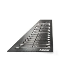 Husky Metric Combination Wrench Set With EVA Storage Tray (15-Piece)