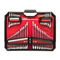 Husky SAE And Metric Combination Wrench Set With Tray (44-Piece) -Husky Shop husky wrench sets hcw44pcsmtray 40 1000