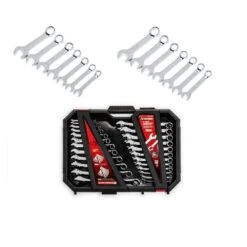 Husky SAE/MM Combination And Stubby Wrench Set (38-Piece)