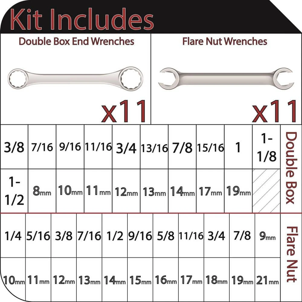 Husky Specialty Wrench Set (22-Pieces) 2 Husky Specialty Wrench Set (22-Pieces) - Image 2