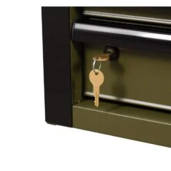 Husky Heavy Duty 52 In. W 15-Drawer Matte Army Green Rolling Tool Chest Combo -Husky Shop matte army green husky tool chest combos h52ch6tr9hdv4ar 1f 1000