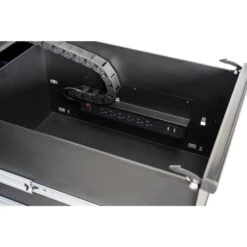 Husky Modular Tool Storage 62 In. W X 24 In. D Heavy Duty Matte Black Mobile Workbench Cabinet With Stainless Steel Top -Husky Shop matte black husky mobile workbenches hotc6210bb1d fa 1000