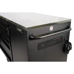 Husky 84 In. W X 24 In. D 9-Drawer Heavy-Duty Mobile Workbench With Stainless Steel Top In Matte Black -Husky Shop matte black husky mobile workbenches hotc8409bb1m 76 1000