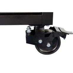 Husky 96 In. W X 24 In. D 9-Drawer Heavy-Duty Mobile Workbench With Stainless Steel Top In Matte Black -Husky Shop matte black husky mobile workbenches hotc9609bb1m d4 1000