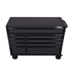 Husky Heavy-Duty 52 In. 9-Drawer Matte Black Rolling Tool Cabinet -Husky Shop matte black husky tool cabinets h52tr9hdv4 a0 1000