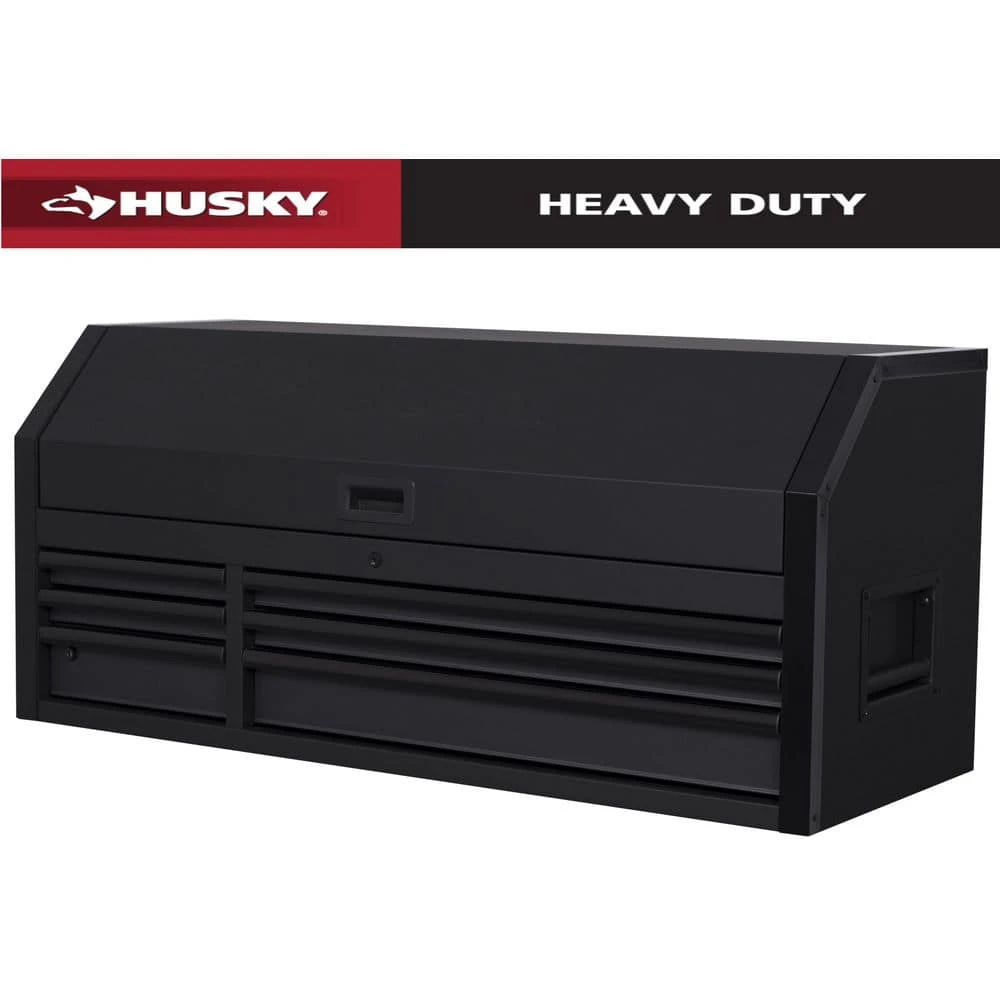 Husky Tool Storage 52 In. W Heavy Duty Matte Black Top Tool Chest 1 Husky Tool Storage 52 In. W Heavy Duty Matte Black Top Tool Chest
