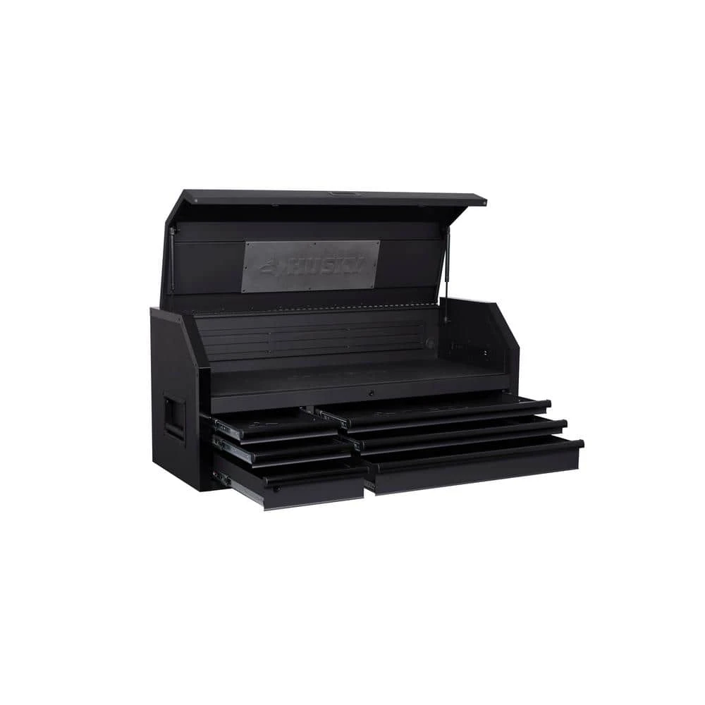 Husky Tool Storage 52 In. W Heavy Duty Matte Black Top Tool Chest 6 Husky Tool Storage 52 In. W Heavy Duty Matte Black Top Tool Chest - Image 6