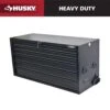 Husky HD 62 In. Wide X 24 In Deep Modular 6-Drawer Top Chest, Matte Black
