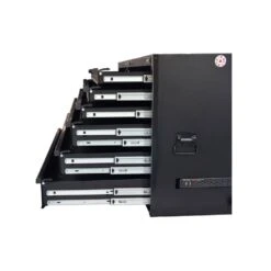 Husky HD 62 In. Wide X 24 In Deep Modular 6-Drawer Top Chest, Matte Black -Husky Shop matte black husky top tool chests hotc6206bb1u a0 1000