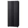 Husky 30.5 In. W X 75 In. H X 19.6 In. D 3-Shelf Steel Freestanding Cabinet In Black
