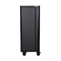 Husky Tool Storage 27 In. W X 23 In. D Heavy Duty Matte Black 4-Shelf Rolling Side Tool Locker 18 Husky Tool Storage 27 In. W X 23 In. D Heavy Duty Matte Black 4-Shelf Rolling Side Tool Locker -Husky Shop matte black side tool cabinets lockers h27locker4 66 1000