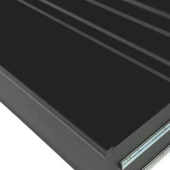 Husky 56 In. W X 22 In. D Heavy Duty 23-Drawer Combination Rolling Tool Chest And Top Tool Cabinet Set In Matte Black -Husky Shop matte black with black finishes husky tool chest combos hotc5623bb2s 77 1000