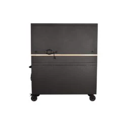 Husky 61 In. W X 23 In. D Heavy-Duty 17-Drawer Mobile Workbench Cabinet With Riser And Hutch In Matte Black -Husky Shop matte black with black trim husky mobile workbenches h61mwc15hutch 66 1000