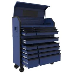 Husky Heavy-Duty 52 In. W 15-Drawer Matte Blue Steel Rolling Tool Chest Combo 16 Husky Heavy-Duty 52 In. W 15-Drawer Matte Blue Steel Rolling Tool Chest Combo -Husky Shop matte blue husky tool chest combos h52ch6tr9hdv4bl a0 1000