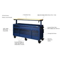 Husky Shop 21 Husky Shop -Husky Shop matte blue with black trim husky mobile workbenches holc7218bl1m e1 1000