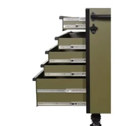 Husky Heavy Duty 52 In. W 9-Drawer Matte Army Green Rolling Tool Cabinet -Husky Shop matte gray husky tool cabinets h52tr9hdv4army 4f 1000