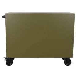 Husky Heavy Duty 52 In. W 9-Drawer Matte Army Green Rolling Tool Cabinet -Husky Shop matte gray husky tool cabinets h52tr9hdv4army 66 1000