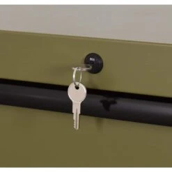 Husky Heavy Duty 52 In. W 9-Drawer Matte Army Green Rolling Tool Cabinet -Husky Shop matte gray husky tool cabinets h52tr9hdv4army c3 1000