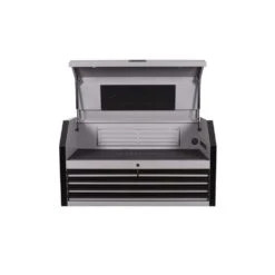 Husky Heavy Duty 42 In. W X 20 In. D 5-Drawer Matte Gray Top Tool Chest -Husky Shop matte gray husky top tool chests h42ch5hdgry 4f 1000