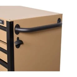 Husky Heavy Duty 52 In. W 9-Drawer Matte Tan Rolling Tool Cabinet -Husky Shop matte tan husky tool cabinets h52tr9hdv4tan 4f 1000