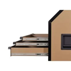 Husky Heavy Duty 52 In. W 6-Drawer Matte Tan Top Tool Chest -Husky Shop matte tan husky top tool chests h52ch6hdv4tan 44 1000