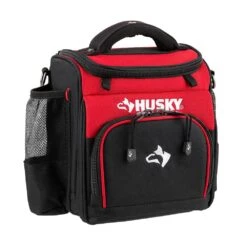 Husky 9 In. Job Site Lunch Box Cooler Bag -Husky Shop red black husky tool bags hd50100 th 66 1000