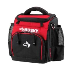 Husky 9 In. Job Site Lunch Box Cooler Bag -Husky Shop red black husky tool bags hd50100 th 77 1000