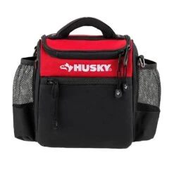 Husky 9 In. Job Site Lunch Box Cooler Bag -Husky Shop red black husky tool bags hd50100 th c3 1000