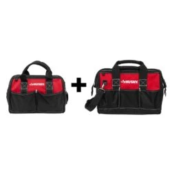 Husky 12 In. Tool Bag With 15 In. Tool Bag Combo