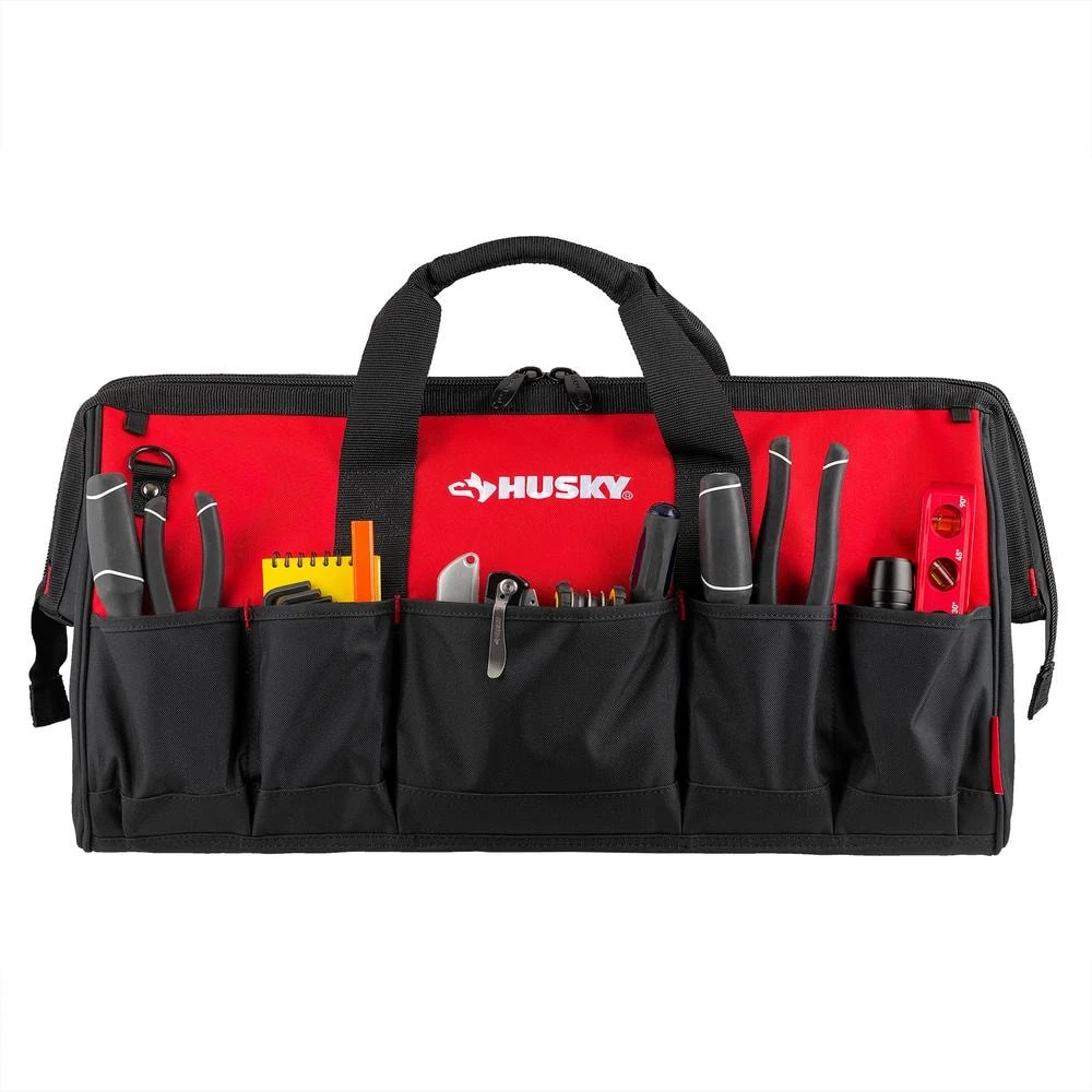 Husky 24 In. 16 Pocket Zippered Tool Bag 3 Husky 24 In. 16 Pocket Zippered Tool Bag - Image 3