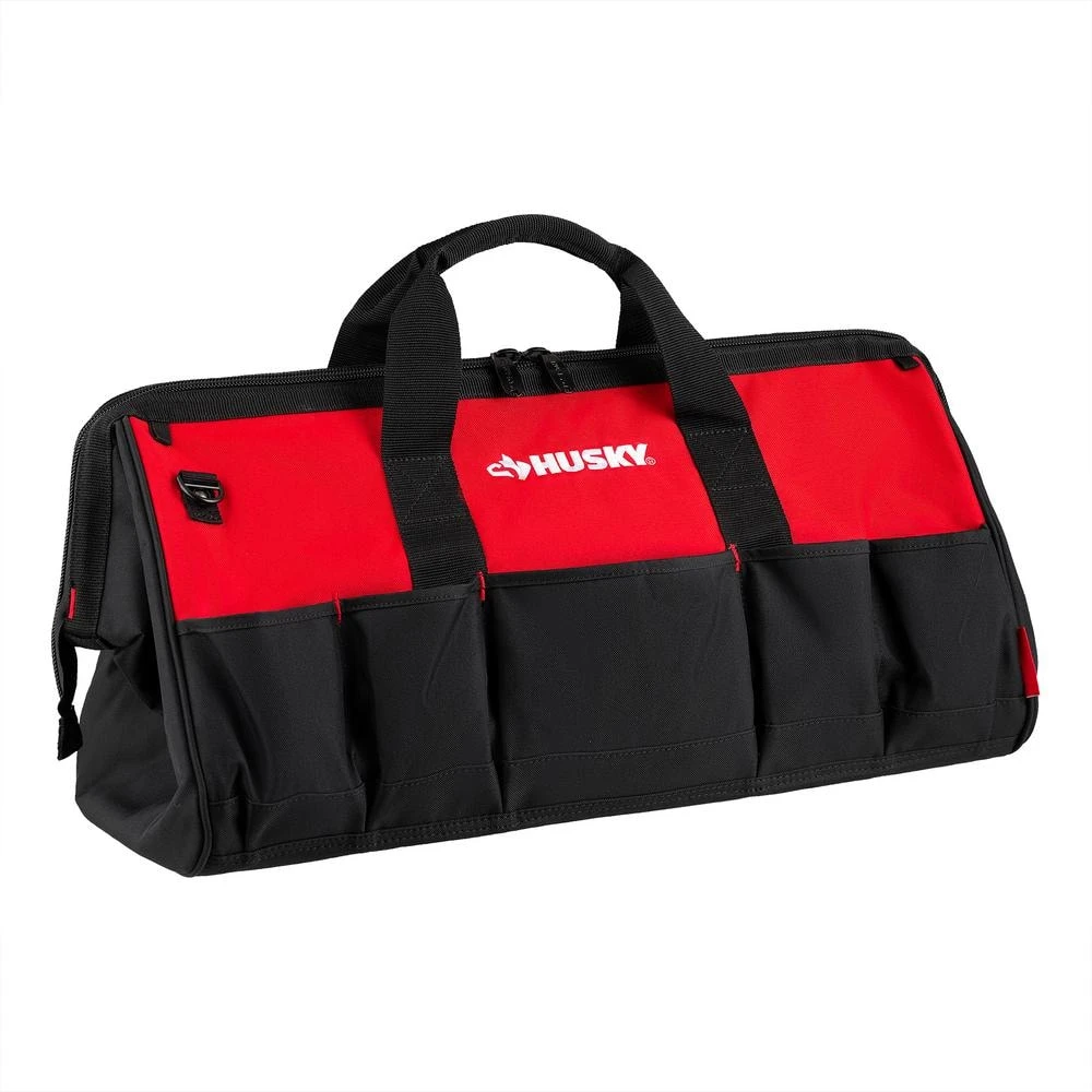 Husky 24 In. 16 Pocket Zippered Tool Bag 6 Husky 24 In. 16 Pocket Zippered Tool Bag - Image 6