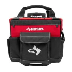 Husky 14 In. Rolling Tool Bag With Stackable 12 In. Tool Bag -Husky Shop red black husky tool bags hd650142 th bd 40 1000