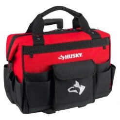 Husky 18 In. 18 Pocket Rolling Tool Bag -Husky Shop red black husky tool bags hd65018 th c3 1000