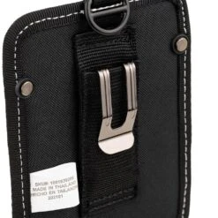 Husky 5 In. 3-Pocket Clip On Tool Belt Pouch -Husky Shop red black husky tool belts hd54183 th 4f 1000