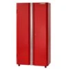 Husky Ready-to-Assemble 24-Gauge Steel Freestanding Garage Cabinet In Red (36.6 In. W X 72 In. H X 18.3 In. D)