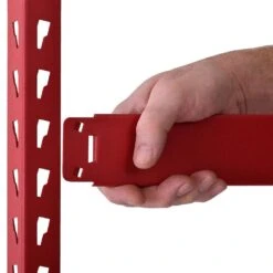 Husky 5-Tier Heavy Duty Boltless Steel Garage Storage Shelving Unit In Red (48 In. W X 78 In. H X 24 In. D) -Husky Shop red husky freestanding shelving units n2r482478w5r 1f 1000